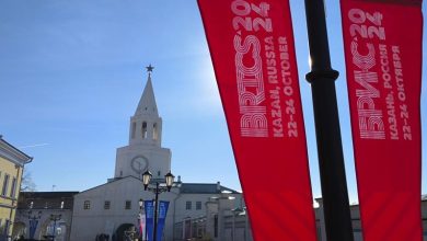 مشهد لكرملين قازان، في مدينة قازان الروسية