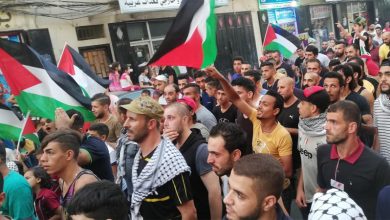 إطلاق نار في المخيمات الفلسطينية في لبنان احتفالاً بوقف إطلاق النار في غزة