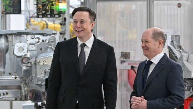 إيلون ماسك وأولاف شولتس