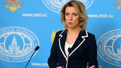 المتحدثة باسم وزارة الخارجية الروسية ماريا زاخاروفا