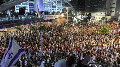 تظاهرات حاشدة في تل أبيب