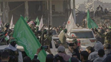 عمليّة تسليم الأسرى في مدينة خان يونس