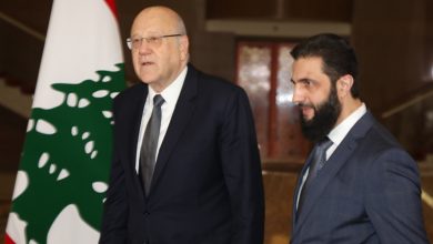 ميقاتي في دمشق ولقاء مع الشرع