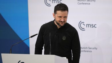 الرئيس الأوكراني فلاديمير زيلينسكي