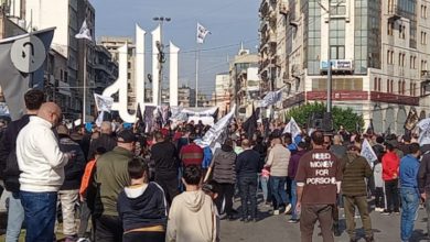 احتجاجات في طرابلس بسبب إقفال بور الحديد