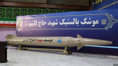 صاروخ باليستي تكتيكي موجّه جديد يحمل اسم الشهيد الحاج قاسم سليماني