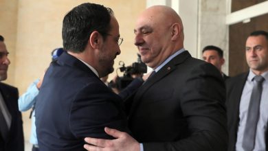 رئيس الجمهورية اللبنانية العماد جوزاف عون مع نظيره القبرصي نيكوس خريستودوليدس