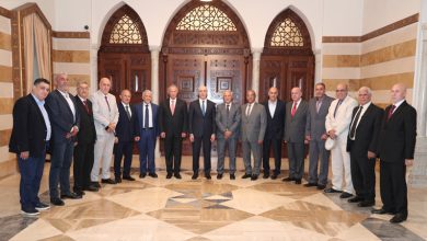 الحجار يلتقي شري والصمد وروكز والسفير الصيني في يوم حافل بالمشاورات