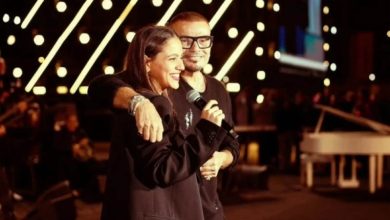 عمرو دياب وابنته جنا