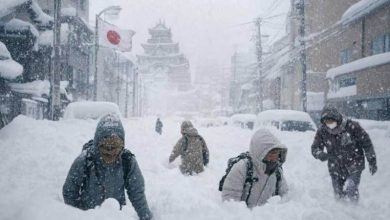 ٤٦ قتيلاً بسبب عواصف الثلوج في اليابان