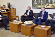 جعجع يستقبل سفير أستراليا في زيارة وداعية في معراب