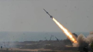 صاروخ أطلق من لبنان