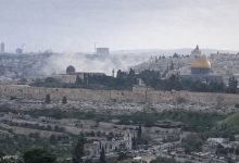 صاروخ قرب المسجد الأقصى