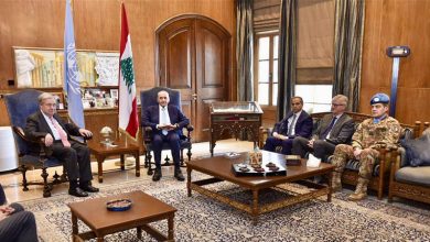 لقاء بري وغوتيريش في عين التينة