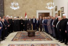 الرئيس جوزاف عون، مع وفد من حاصبيا والعرقوب