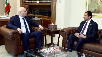 رئيس الجمهورية العماد جوزاف عون والسفير القطري في لبنان الشيخ سعود بن عبد الرحمن آل ثاني